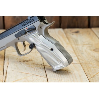 Cacha CZ/Shadow long-medium aluminio Armanov