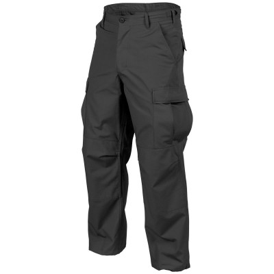 Pantalon tirador negro largo