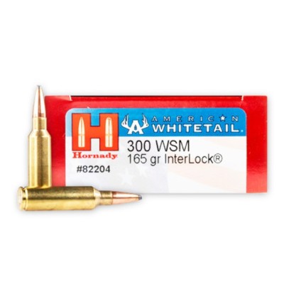 Cartucho 300 WSM 165gr Interlock SP Hornady