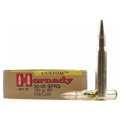 Cartucho 30-06 180gr SP Interlock Hornady