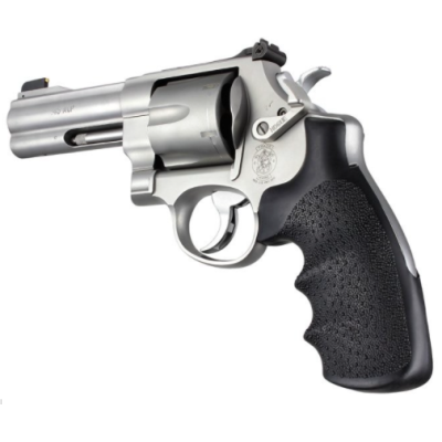 Cacha goma dedos marcados revólver SW armazón N redondo HOGUE