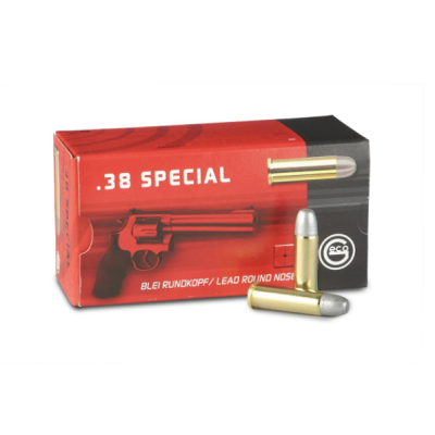 Cartucho 38 LRN 158gr plomo Geco