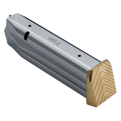 Cargador 9 SAS II (19) inox tapa dorada Bul 