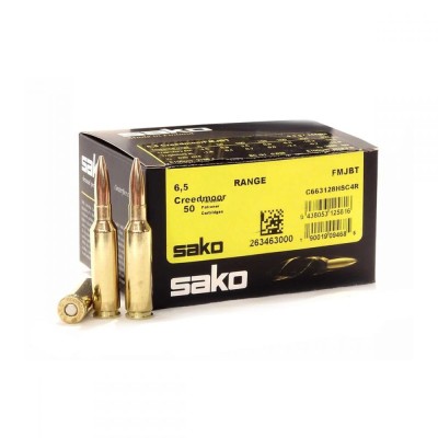 Cartucho 6,5 Creedmore 144gr Range Sako 