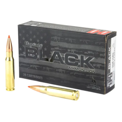 Cartucho 308 155gr A-Max Black Hornady
