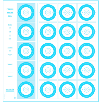 Blanco rifle F-Class R-100 (55-52cm) KLAMER
