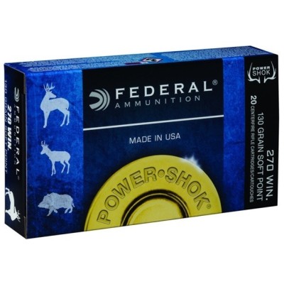 Cartucho 270 win 130gr Sp Federal 