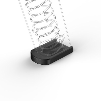 tapa negra aluminio KMR