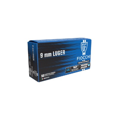 Cartucho 9 148gr Flat Nose Fiocchi