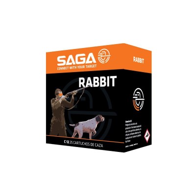 cartucho 12 (6) 34gr Saga Rabbit