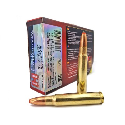 Cartucho 8x57 JS 180 gr INTERNATIONAL Hornady