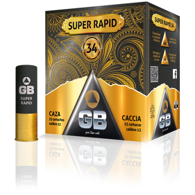 cartucho 12 (7) 34gr Super Rapid GB
