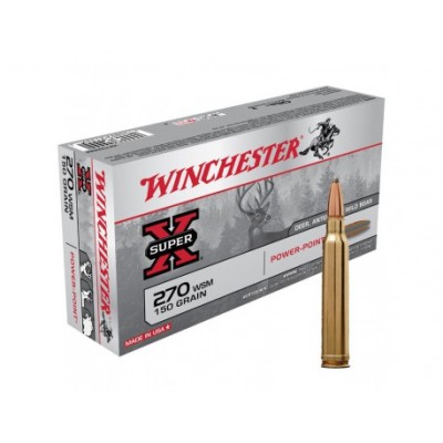cartucho 270 WSM 150gr Winchester