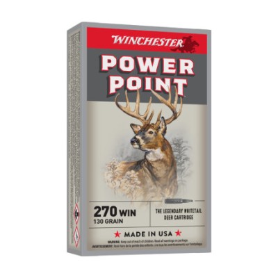 cartucho 270 130gr power point Winchester