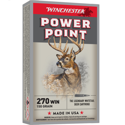 cartucho 270 win 150gr power point Winchester