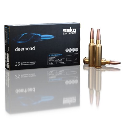 Cartucho 6,5 Creedmoor 156gr DEERHEAD SAKO