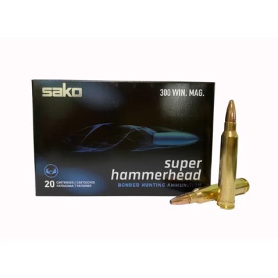 Cartucho 300 Win Mag 180gr SUPER HAMMERHEAD SAKO