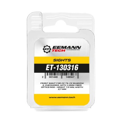 Punto mira fibra 1,5mm roja CZ Eemann Tech