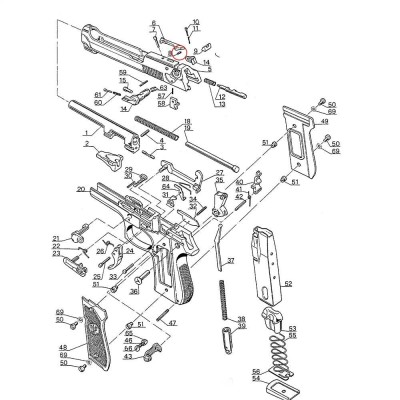 Muelle extractora beretta 92/96/98 Eemann tech