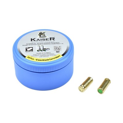 Cartucho 8mm detonadora-fogueo KAISER