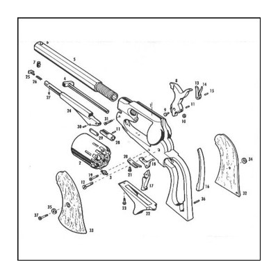 Tambor Navy brass .44