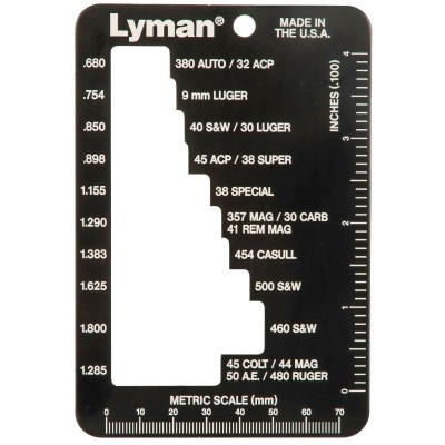 Plantilla vainas pistola y revolver Lyman