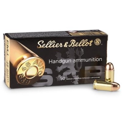 Cartucho 45 ACP FMJ 230gr S&B