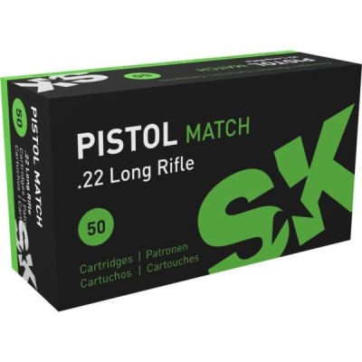 Cartucho 22 SK pistol match Lapua 