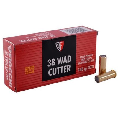 Cartucho 38 WC 148gr Fiocchi