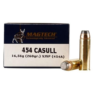 Cartucho 454 Casull 260gr SJSP Magtech (20u)