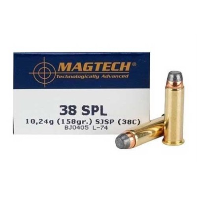 Cartucho 38 Spl C 158gr SJSP Magtech
