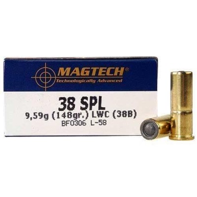 Cartucho 38 Spl B 148gr WC Magtech