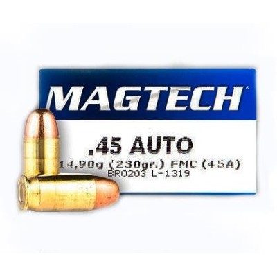 Cartucho 45 ACP 230gr FMJ Magtech