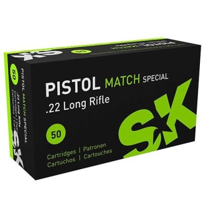 Cartucho 22 SK Pistol Match Special Lapua