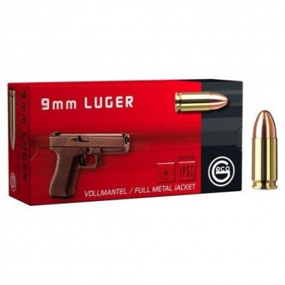 Cartucho 9 124gr FMJ (50 unidades) Geco