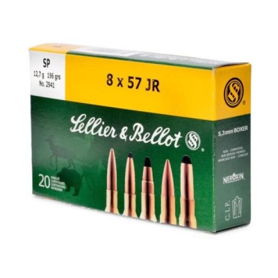 Cartucho 8x57 JR 196gr SP S&B