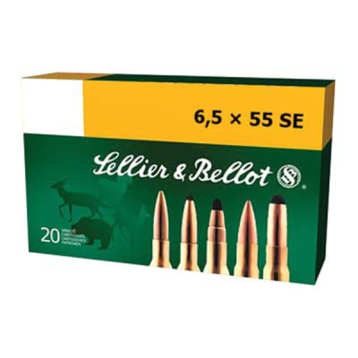 Cartucho 6,5x55 FMJ 140gr S&B
