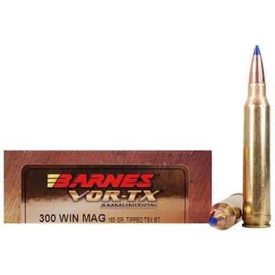 Cartucho 300 Win Mag 180gr  Vor-TX punta plastico BARNES