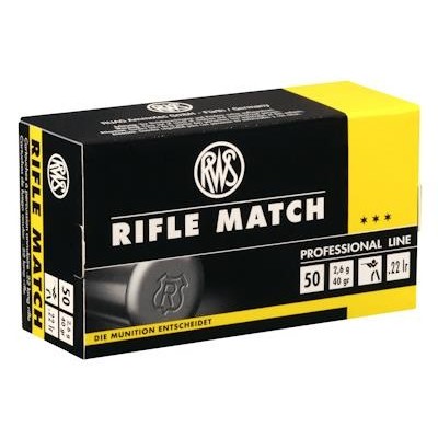 Cartucho 22 Rifle Match RWS