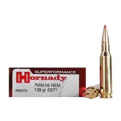 Cartucho 7-08 139gr SST Superformance Hornady