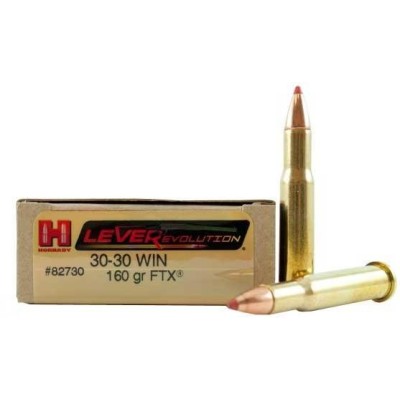 Cartucho 30-30 Win 160gr FTX Lever Revolution Hornady