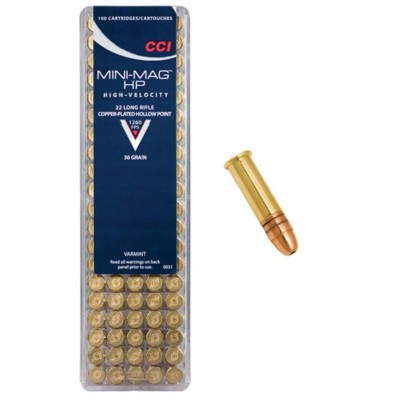 Cartucho 22 mini mag CCI