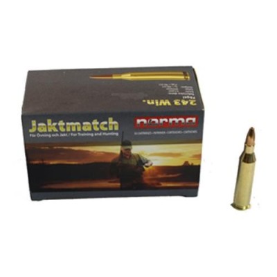 Cartucho 243 WIN 95 gr. JAKTMATCH NORMA