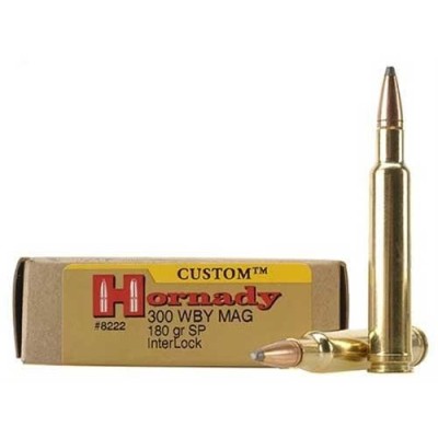 Cartucho 300 Weatherby Mag 180gr SP Hornady