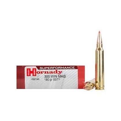Cartucho 300 Win 180gr SST Superformance Hornady