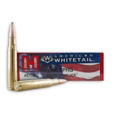 Cartucho 30-06 150gr Interlock Whitetail Hornady