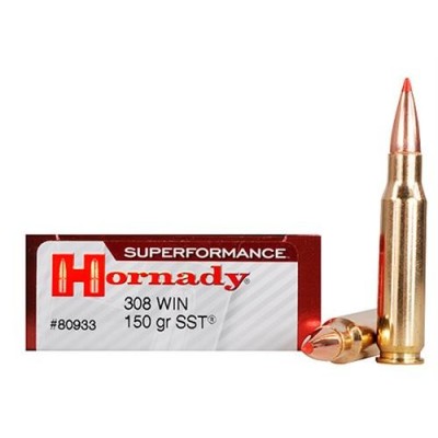 Cartucho 308 Win 150gr SST Superformance Hornady