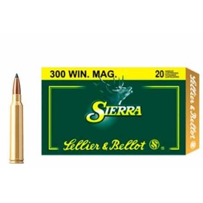 Cartucho 300 Win Mag 200gr Punta Sierra S&B