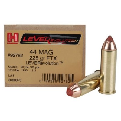 Cartucho 44 Mag 225gr FTX Lever Ev. Hornady