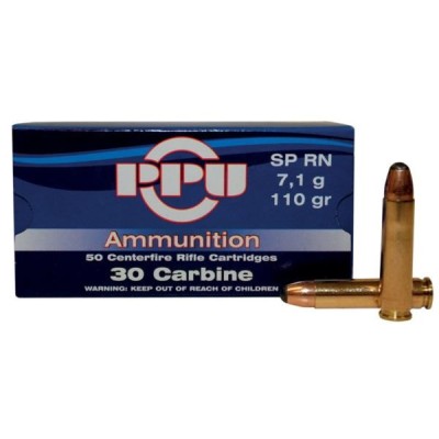 Cartucho 30 M1 Carbine 110gr FMJ Prvi (50u)